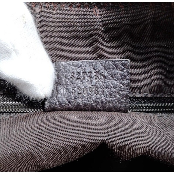 Authentic GUCCI D-Ring Coated Canvas Shoulder Handbag - Picture 8 of 10